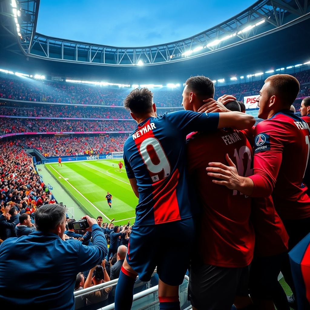 爱游戏体育地址-巴黎圣日耳曼击败马赛，豪取法甲联赛头名，内马尔表现出色